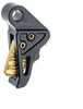 Tyrant Cnc TDHCATTRIGBLK/Gold Trigger/Shoe Black/Gold Fits Springfield Hellcat Pro