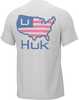 Huk American Tee Shirt White L