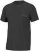 Huk Fly Line Short Sleeve Shirt Volcanic Ash L