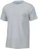 Huk Reel On Short Sleeve Shirt White L