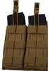Durable open-top double magazine pouch. Molle web backing for user customization and attachment to most carriers bags and tactical gear. Holds 2-AR15 AR10 AK47 and other carbine and tactical magazines...