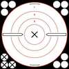 Birchwood Casey Shoot-N-C White/Black Bulls-Eye "X" Targets