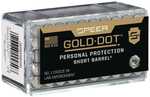 Speer Gold Dot Short Barrel Personal Protection Rimfire Ammunition .22 WMR 40 Gr HP 1050 Fps 50/ct