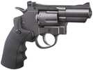 Crosman Co2 Powered Dual Ammo Full Metal Snub Nose Air Revolver .177 Cal - Black/Grey