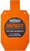 Champion Impact Steel Silhouette Target 75% IPSC Rifle Rated Orange