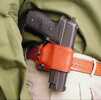 DeSantis Large Frame Double Action Semi-Auto Yaqui Slide-Style 023 Right Hand Tan