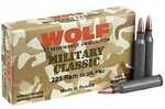 Wolf Military Classic Centerfire Rifle Ammunition is made up of steel and copper and works best with AR-15s. This ammunition has a full metal jacket and comes with a dry storage box. These bullets are...