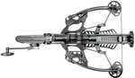 Feradyne Axe Crossbow 405Fps 3 Bolts & Illum Reticle Multi-Range Scope - Black
