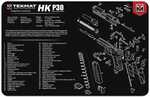 TekMat 11x17 Gun Cleaning Mat - Heckler & Koch P30