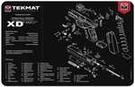 TekMat 11x17 Gun Cleaning Mat- Springfield Armory XD Mod.2