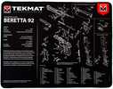 TekMat 15x20 Ultra Premium Gun Cleaning - Beretta 92