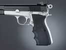 Hogue Browning Hi-Power Rubber Grips With Finger Grooves