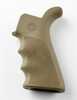 Hogue AR-15/M-16 Rubber Beavertail Grip With Finger Grooves - Desert Tan