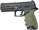 Hogue HandAll Beavertail Grip Sleeve Sig Sauer P320 OD Green