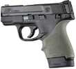 Hogue HandAll Beaver Tail Grip Sleeve S&W M&P Shield Ruger LC9 Glock 26/27 OD G