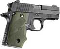 Hogue Sig Sauer P238 Rubber Grip With Finger Grooves OD Green