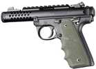 Ruger 22/45 MKIV Rubber Grip With Finger Grooves OD Green