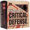 Hornady Critical Defense Handgun Ammo .380 ACP 90 Gr FTX 1000 Fps 25/Box