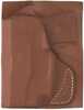 This holster is made to fit the popular Ruger LCP Pistol as well as the similar model from Kel-Tec. The design incorporates a leather square the same size as a mans wallet. The holster is attached and...