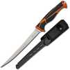 Master Cutlery Elk Ridge Trek Fixed Knife 7" Fillet Blade Orange And Black
