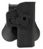 Bulldog Rapid Release Polymer Holster w/Paddle-RH Fits Glock 19 23 & 32 Gen 4