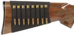 Bulldog Cases Butt Stock Rifle Shell Holder Holds 8 Cartridges Black
