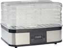 The LEM Dehydrator is the perfect countertop size for making tasty treats for you and your family. It has a chimney-like center that allows for even air flow and uniform drying. With the clear body yo...