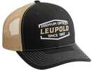 Leupold Premium Optics Trucker Hat Black Vegas Gold