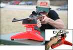 MTM Front Rifle Rest & Handgun Red