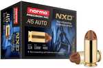 Introducing the .45 Auto &nbsp;118gr NXD &ndash; a formidable self-defense ammunition that seamlessly blends precision and potency. &nbsp;In a compact package of 20 rounds the .45 Auto &nbsp;118gr NXD...