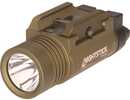 Nightstick Metal Weapon-Mounted Light w/ Independent Switches 1200L FDE