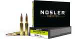 Nosler Ballistic Tip;Fully tapered jacket and special lead-alloy core;Heavy jacketed base;Ballistically engineered solid base