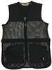 245M Dual Pad Mesh Shotgun Vest Black Large