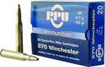 PPU Rifle Ammunition .270 Winchester 150 Grain Soft Poinmt 2850 Fps 20 Rounds