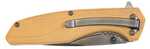 Smith & Wesson 1084312 Drop Point Folding Knife 3 1/2" Blade  FDE