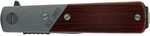 Old timer knife frontier barlow 2.7&Prime; folder rosewood.&nbsp;Other Features:&nbsp;Synthetic wood handles thin pocket clip finger flipper