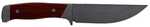 Features:	Corrosion-resistant 7Cr17 steel	5" drop-point blade	Fixed blade full tang strength	Luxewood composite handle	Leather/molded synthetic sheath	9.8" overall...
