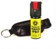 1/2 Oz. Pepper Spray W/Black Soft Case & Key Ring
