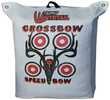 Durable bag target designed to take a pounding from crossbows and high speed compound bows. Constructed with an internal frame design. Features numerous aiming points on one side for tuning your group...