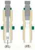 Full length die sets for bottleneck cases contain two dies. The full length (FL) resizing die contains a decapping rod assembly with a neck expander (size button). The seating die (ST) includes bullet...