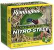 The steel loads serious waterfowlers depend on has been driven to new heights of performance. Remington NITRO-STEEL?. Now with additional hard-hitting higher velocity offerings. Premier zinc-plated 10...
