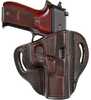 Tagua Gunleather TX 1836 Cannon Holster For Most 9mm / 40 mm / 45 Double Stack-Brown / Right Hand