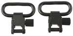 This product comes only with swivels (no screws).&bull; Black Finish&bull; 2 Pack
