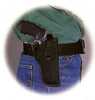 Uncle Mikes Sidekick Hip Holster For 3-1/2" - 4-1/2" Barrel Large Autos Open ends In Black Left Hand