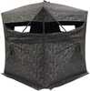The Rhino R150 Mossy Oak Bottomland can be accomplished quickly in as little as 60 seconds once the blind is out of the carry bag.Rhino Blinds ensure reliable hunting. Set up at hunting site 3-4 days ...