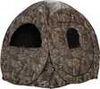 The Rhino R75 Realtree Edge Blind fits one person and has a 66" center height with floor space 60" x 60". Its constructed of true 150 denier polyester thread in both horizontal and vertical weave. Rhi...