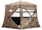 At its core the low hub blind is meant to be very spacious and accommodate all hunters. With the lower hub design the overall shooting space through the windows is much larger and can start lower on t...
