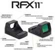 Viridian RFX11 Micro Green Dot Sight 1x16 3 MOA Dot Black