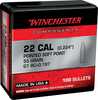 Manufacturer: Winchester Bulk ComponentsMfg No: WB223SP55XSize / Style: Bullets