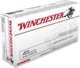 Winchester USA Handgun Ammunition .45 ACP 230 Gr FMJ  50/Box